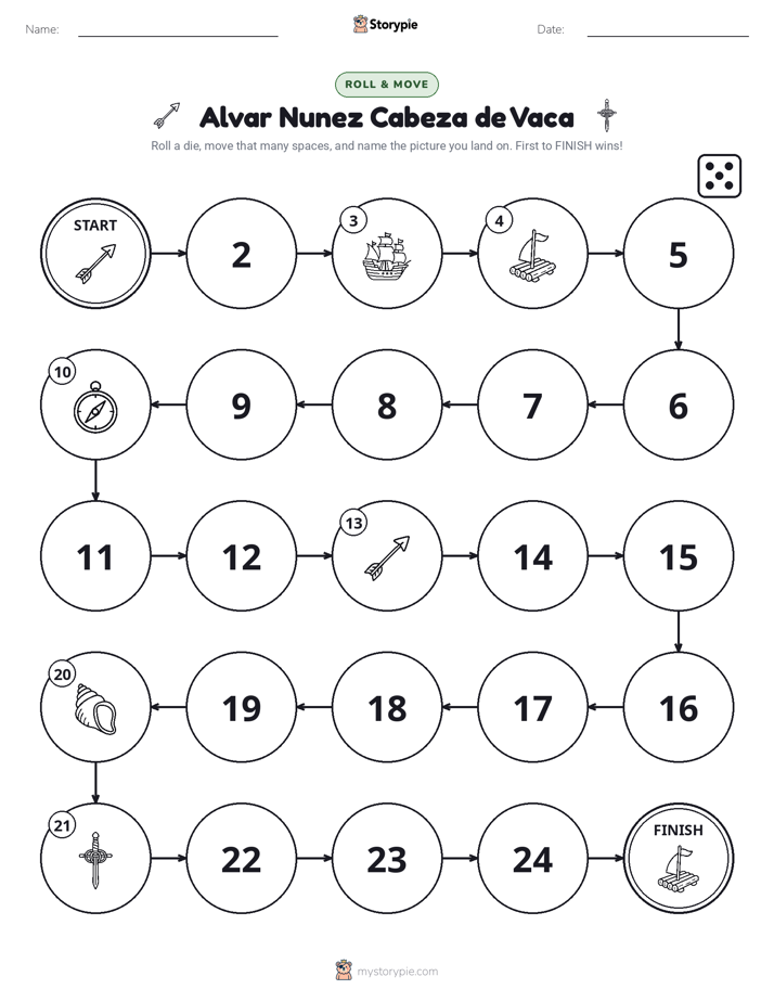 Roll & Move Game