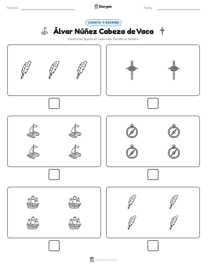 Cuenta y Escribe