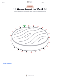 Games Around the World printable worksheet preview