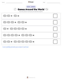 Games Around the World printable worksheet preview