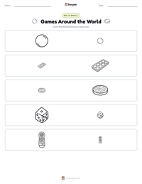 Games Around the World printable worksheet preview