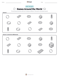 Games Around the World printable worksheet preview