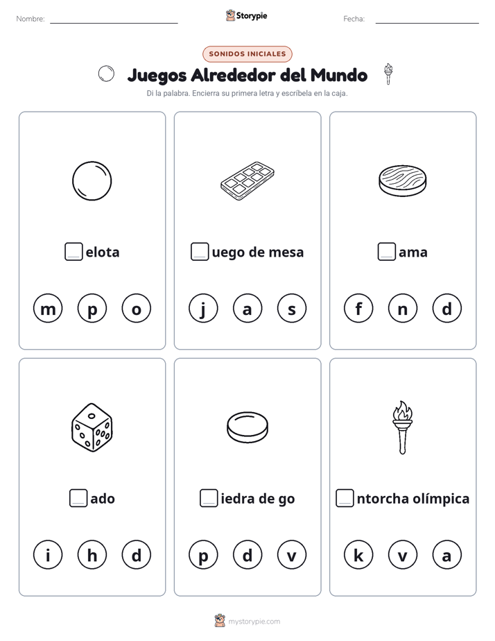 Sonidos Iniciales