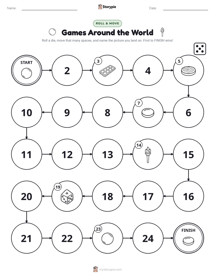Roll & Move Game