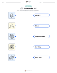 Colorado printable worksheet for kids