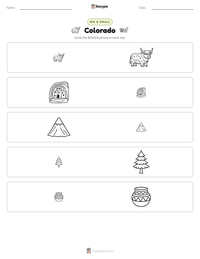 Colorado printable worksheet preview