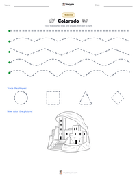 Colorado printable worksheet preview