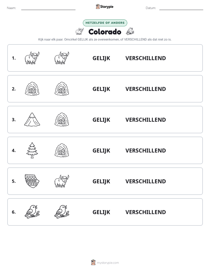 Zelfde of Verschillend