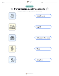 Anteprima della scheda stampabile di Parco Nazionale di Mesa Verde