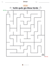 Xem trước tài liệu in sẵn Vườn quốc gia Mesa Verde