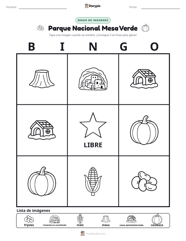 Bingo de Imágenes
