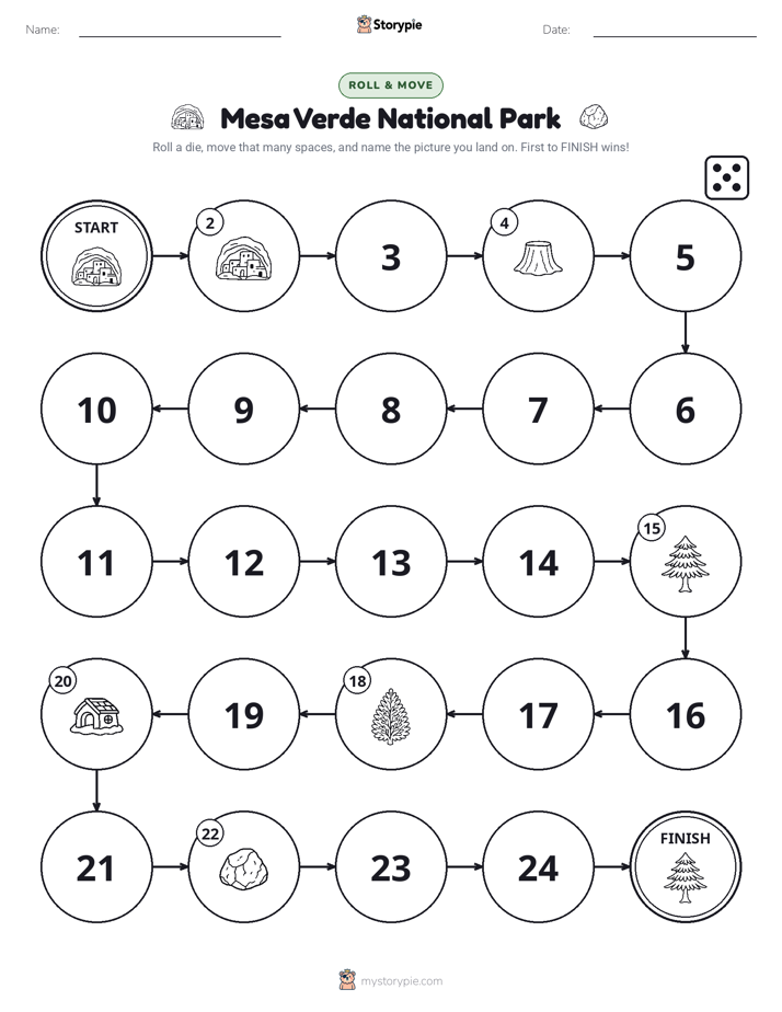 Roll & Move Game