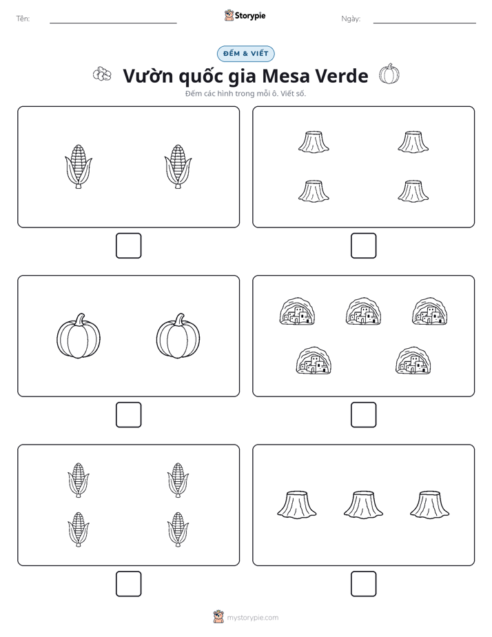 Đếm & Viết