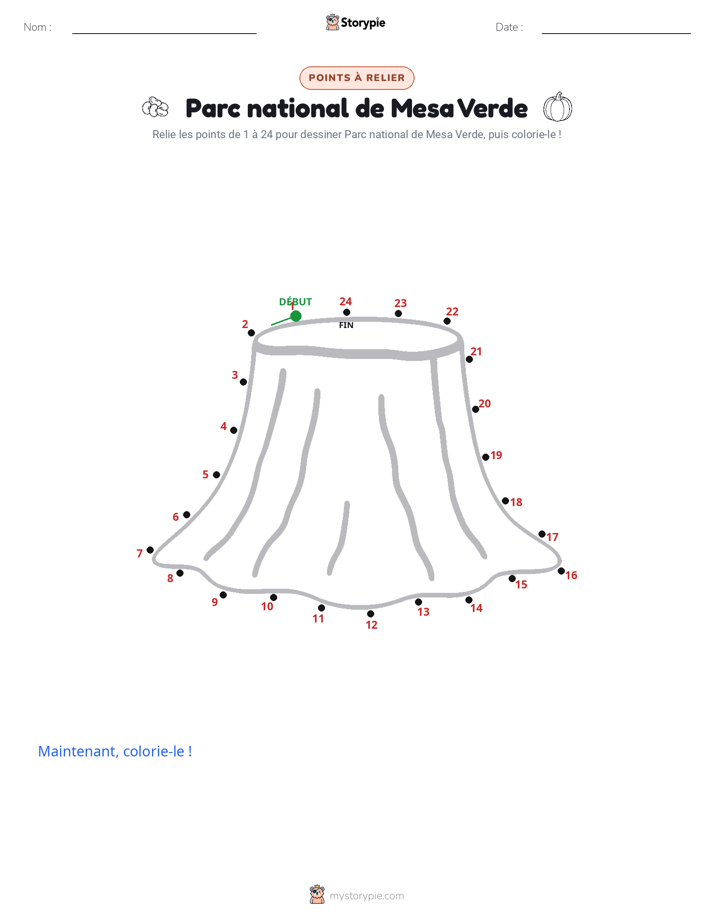 Relie les points