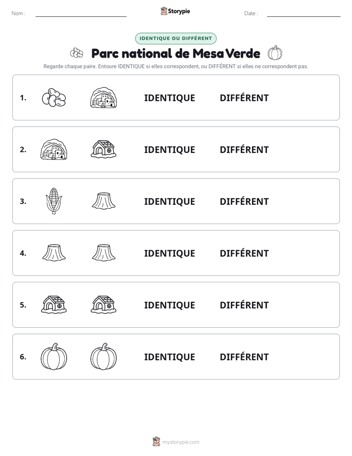 Identique ou Différent