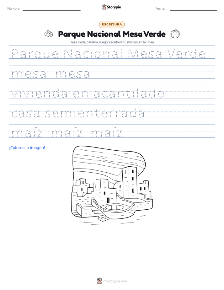 Práctica de Escritura