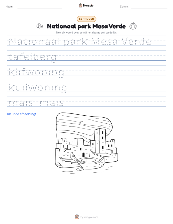 Schrijf Oefening