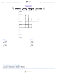 Dance (Why People Dance) printable worksheet preview