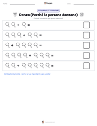 Anteprima della scheda stampabile di Danza (Perché le persone danzano)