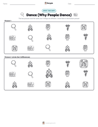 Dance (Why People Dance) printable worksheet preview