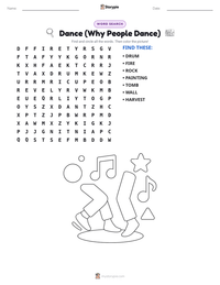 Dance (Why People Dance) printable worksheet preview