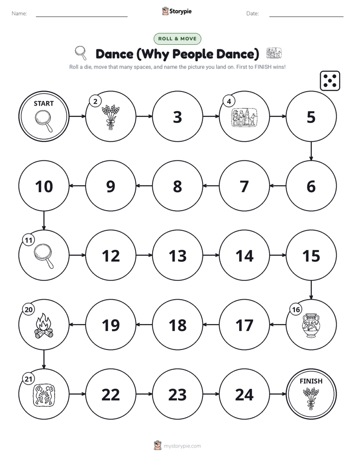 Roll & Move Game