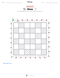 Chess printable worksheet preview