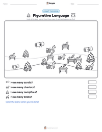 Figurative Language printable worksheet preview