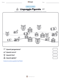 Anteprima della scheda stampabile di Linguaggio Figurato