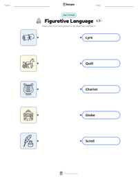 Figurative Language printable worksheet for kids