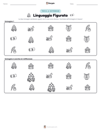 Anteprima della scheda stampabile di Linguaggio Figurato