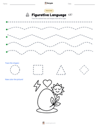 Figurative Language printable worksheet preview