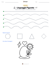 Anteprima della scheda stampabile di Linguaggio Figurato