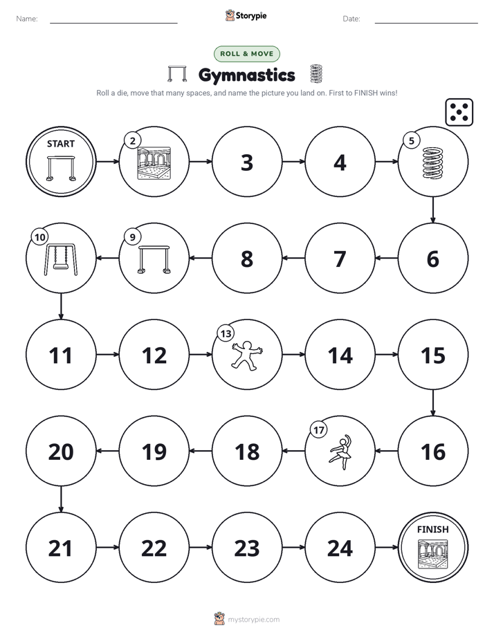 Roll & Move Game