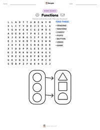 Functions printable worksheet preview