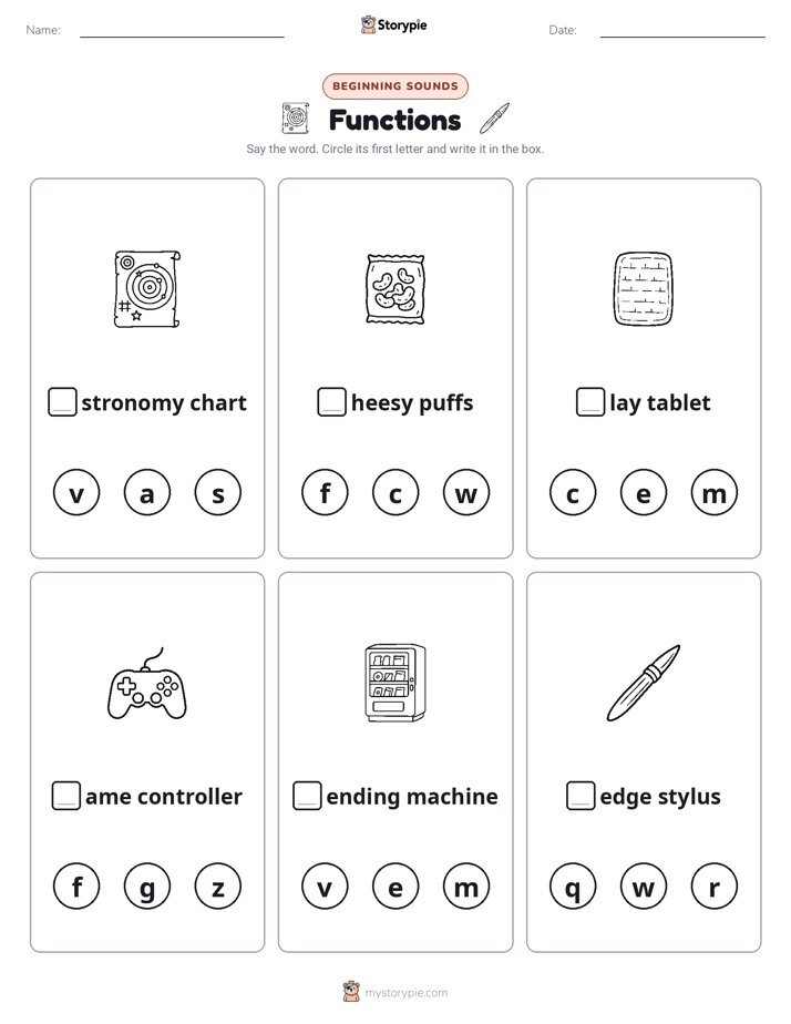 Beginning Sounds