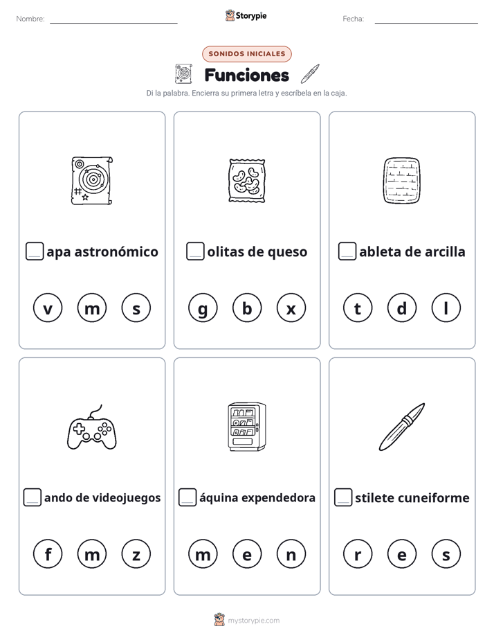 Sonidos Iniciales