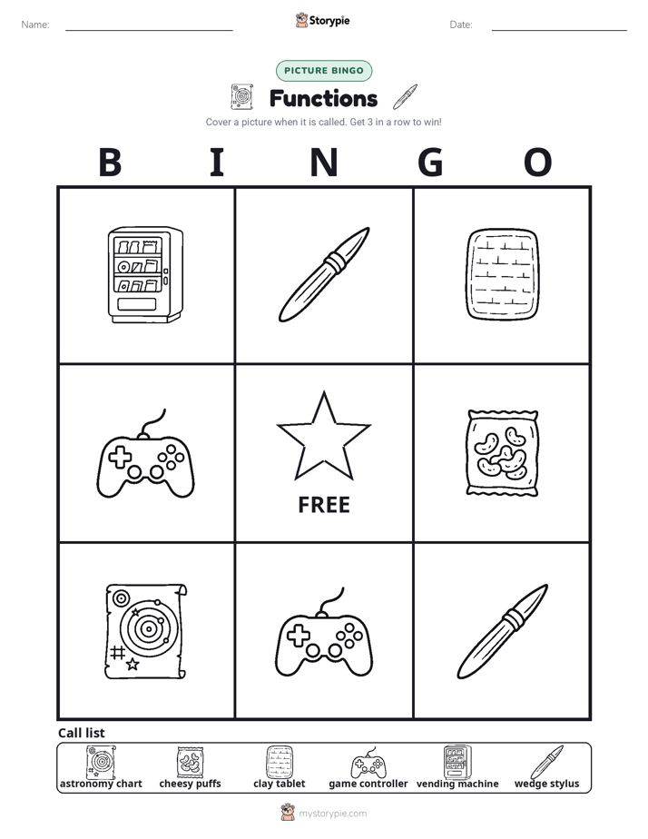 Picture Bingo