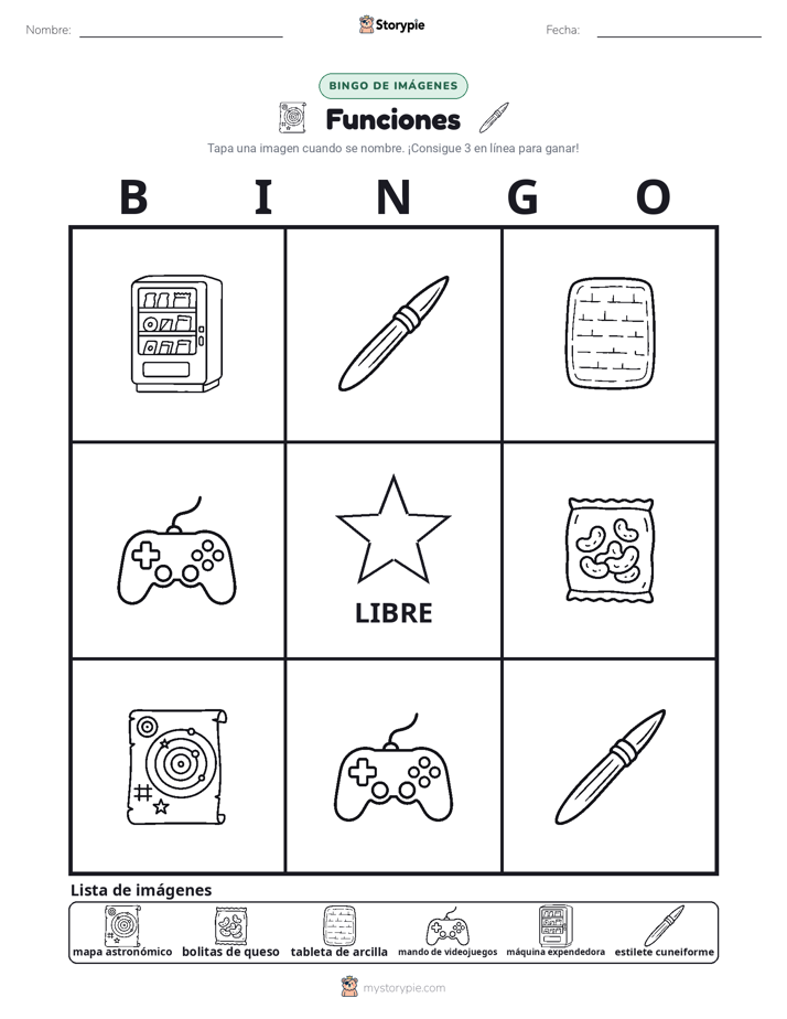 Bingo de Imágenes