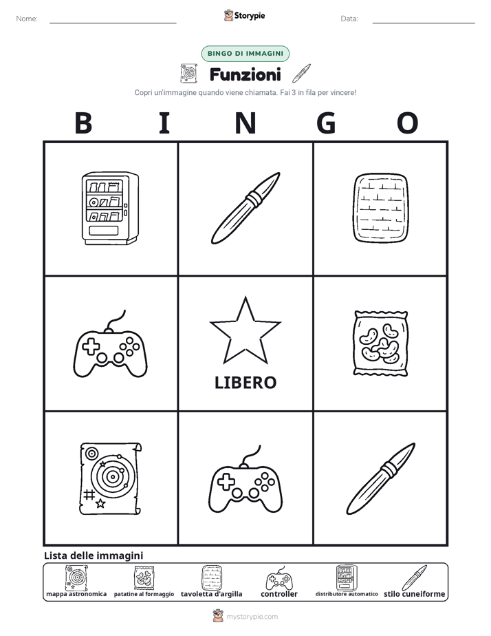 Bingo delle Immagini