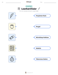 Leonhard Euler yazdırılabilir çalışma sayfası önizlemesi