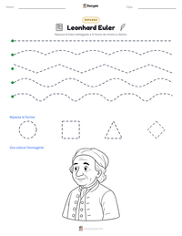 Anteprima della scheda stampabile di Leonhard Euler