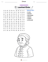 Aperçu de la feuille de travail imprimable Leonhard Euler