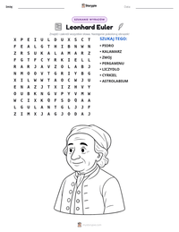 Podgląd drukowalnego arkusza ćwiczeń Leonhard Euler