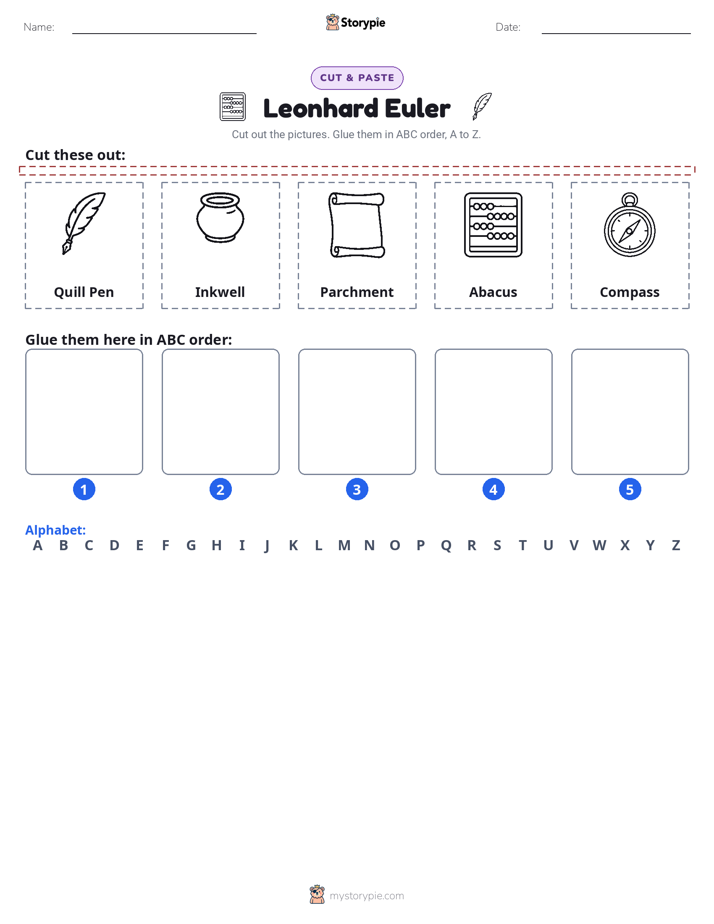 Cut & Paste Alphabet