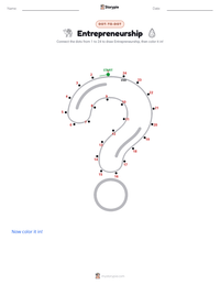 Entrepreneurship printable worksheet preview