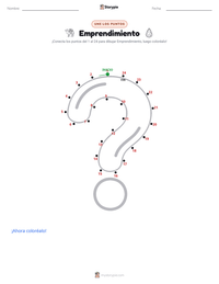 Vista previa de la hoja de trabajo imprimible de Emprendimiento