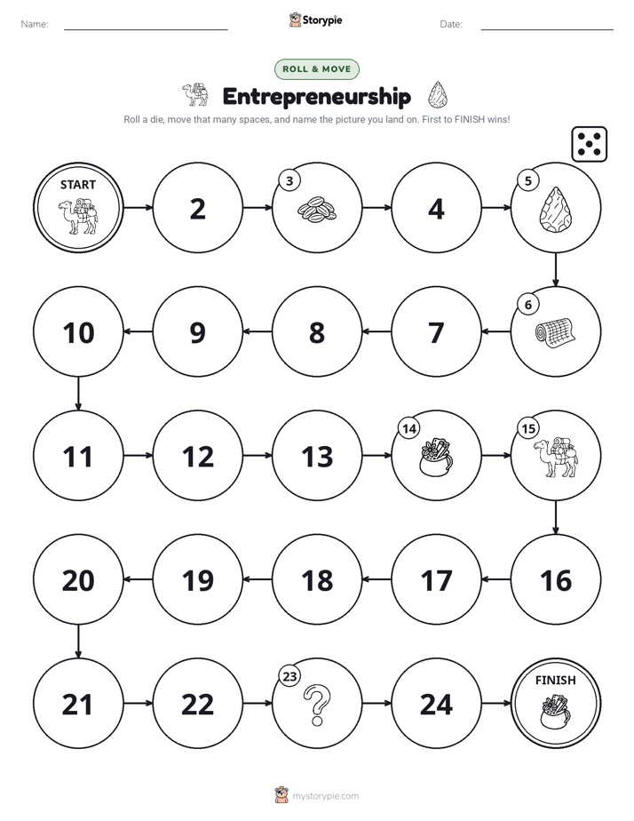 Roll & Move Game