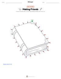 Making Friends printable worksheet preview