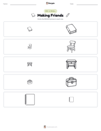 Making Friends printable worksheet preview